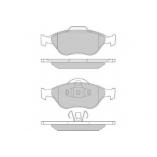 12-0872 E.T.F. Комплект тормозных колодок, дисковый тормоз