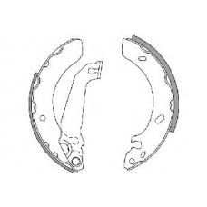 30548 SPIDAN Комплект тормозных колодок