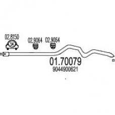 01.70079 MTS Труба выхлопного газа