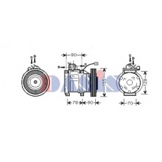 851389N AKS DASIS Компрессор, кондиционер