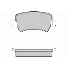 12-1298 E.T.F. Комплект тормозных колодок, дисковый тормоз