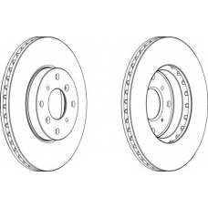 DDF1189 FERODO Тормозной диск