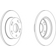 DDF1390 FERODO Тормозной диск