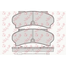 626.0411 VILLAR Комплект тормозных колодок, дисковый тормоз