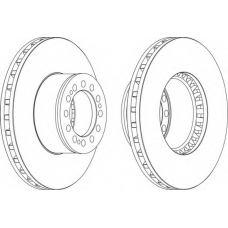 FCR212A FERODO Тормозной диск