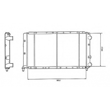 58988 NRF Радиатор, охлаждение двигател