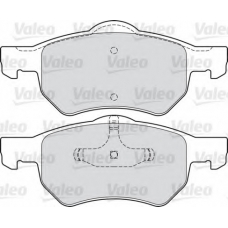 598756 VALEO Комплект тормозных колодок, дисковый тормоз
