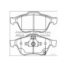 1080-5112 ASHUKI Комплект тормозных колодок, дисковый тормоз