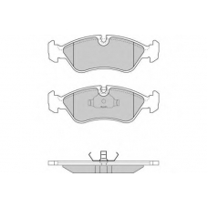 12-0417 E.T.F. Комплект тормозных колодок, дисковый тормоз