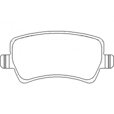 P 24 078 BREMBO Комплект тормозных колодок, дисковый тормоз