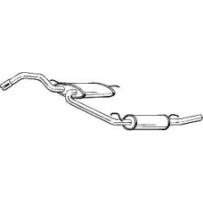 281-809 BOSAL Глушитель выхлопных газов конечный