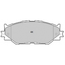 FBP-1807 FREMAX Комплект тормозных колодок, дисковый тормоз