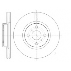 61006 10 KAWE Тормозной диск