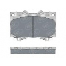 SP 270 SCT Комплект тормозных колодок, дисковый тормоз