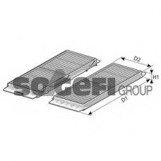 CF10824-2 FRAM Фильтр, воздух во внутренном пространстве