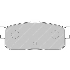 FDB796 FERODO Комплект тормозных колодок, дисковый тормоз