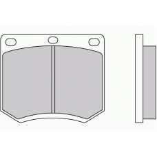 12-0139 E.T.F. Комплект тормозных колодок, дисковый тормоз