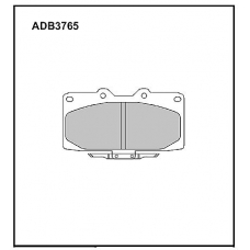 ADB3765 Allied Nippon Тормозные колодки
