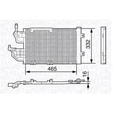 350203648000 MAGNETI MARELLI Конденсатор, кондиционер