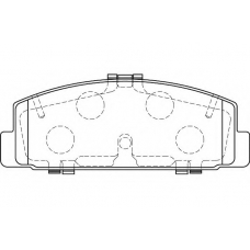 WBP24045A WAGNER LOCKHEED Комплект тормозных колодок, дисковый тормоз