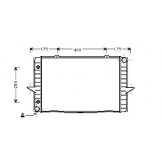 VO2064 AVA Радиатор, охлаждение двигателя