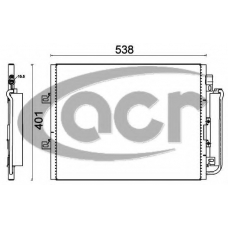 300491 ACR Конденсатор, кондиционер