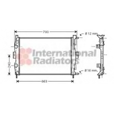 60432306 SCHLIECKMANN Радиатор, охлаждение двигателя