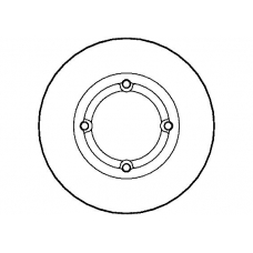 NBD095 NATIONAL Тормозной диск