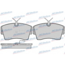 AC05D407D AC Delco Комплект тормозных колодок, дисковый тормоз