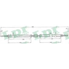 C0159B LPR Трос, стояночная тормозная система