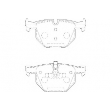 WBP23550A WAGNER LOCKHEED Комплект тормозных колодок, дисковый тормоз