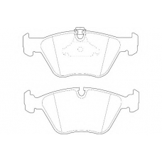 WBP21676A WAGNER LOCKHEED Комплект тормозных колодок, дисковый тормоз