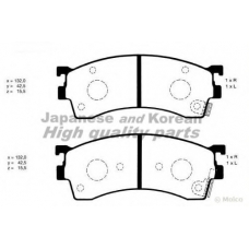 M050-10 ASHUKI Комплект тормозных колодок, дисковый тормоз