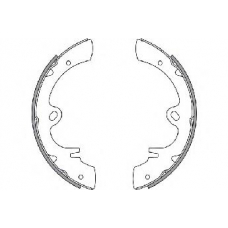 2722330 NK Комплект тормозных колодок