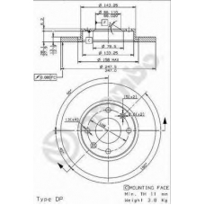 14833 E AP Тормозной диск