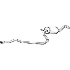 285-799 BOSAL Средний глушитель выхлопных газов