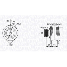 063534150120 MAGNETI MARELLI Генератор
