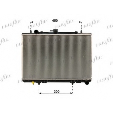 0116.3035 FRIGAIR Радиатор, охлаждение двигателя