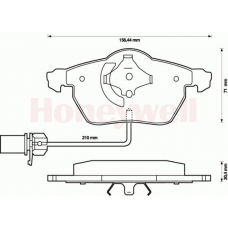 573037S STOP Комплект тормозных колодок, дисковый тормоз