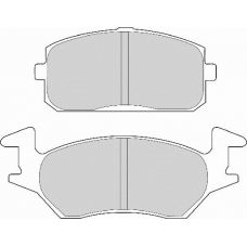 FD6721A NECTO Комплект тормозных колодок, дисковый тормоз