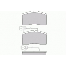 12-1160 E.T.F. Комплект тормозных колодок, дисковый тормоз