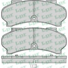 05P139 LPR Комплект тормозных колодок, дисковый тормоз