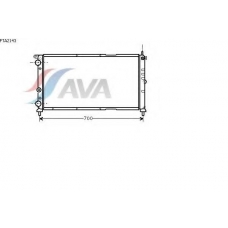 FTA2143 AVA Радиатор, охлаждение двигателя