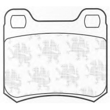 BP569D QUINTON HAZELL Комплект тормозных колодок, дисковый тормоз