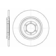 D6139.00 WOKING Тормозной диск