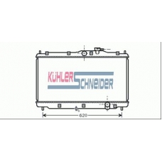 0105301 KUHLER SCHNEIDER Радиатор, охлаждение двигател