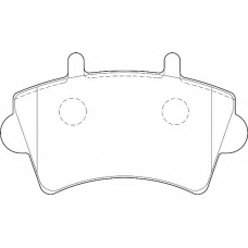 WBP23613A WAGNER LOCKHEED Комплект тормозных колодок, дисковый тормоз