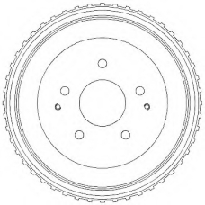 329286J JURID Тормозной барабан