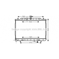 DN2293 Prasco Радиатор, охлаждение двигателя