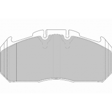 G6921 ABEX Комплект тормозных колодок, дисковый тормоз